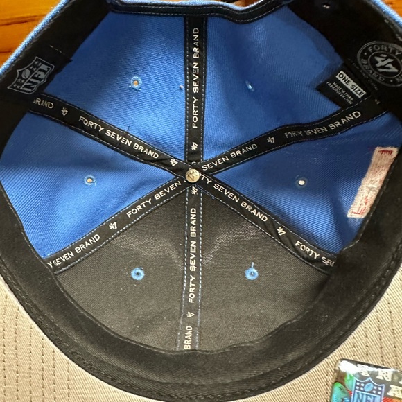 NEW '47 San Diego Chargers Super Shot 2Tone Captain Strapback Cap NWT - Picture 5 of 5